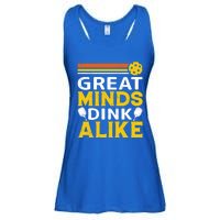 Pickleball Great Minds Drink Alike Pickleball Gift Ladies Essential Flowy Tank