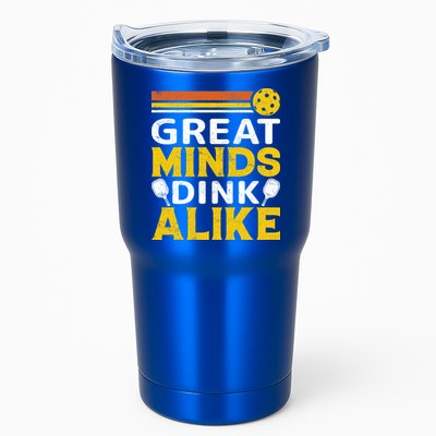 Pickleball Great Minds Drink Alike Pickleball Gift Tumbler