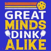 Pickleball Great Minds Drink Alike Pickleball Gift Premium T-Shirt