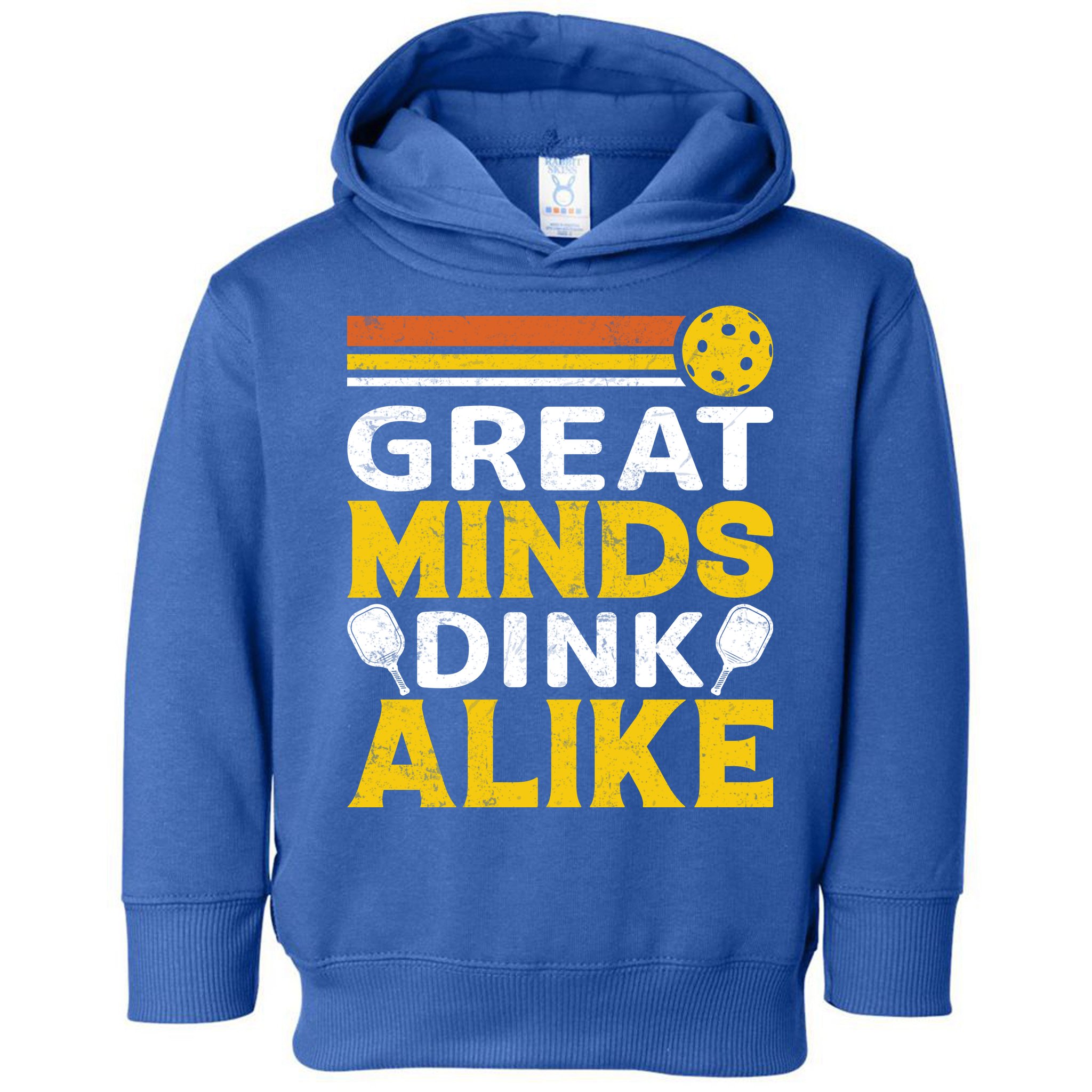 Pickleball Great Minds Drink Alike Pickleball Gift Toddler Hoodie