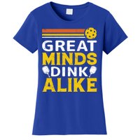 Pickleball Great Minds Drink Alike Pickleball Gift Women's T-Shirt