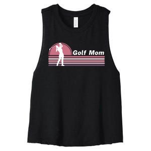 Proud Golf Mom Golf Lover Golf Player Golfing Funny Golf Hole In One Women's Racerback Cropped Tank