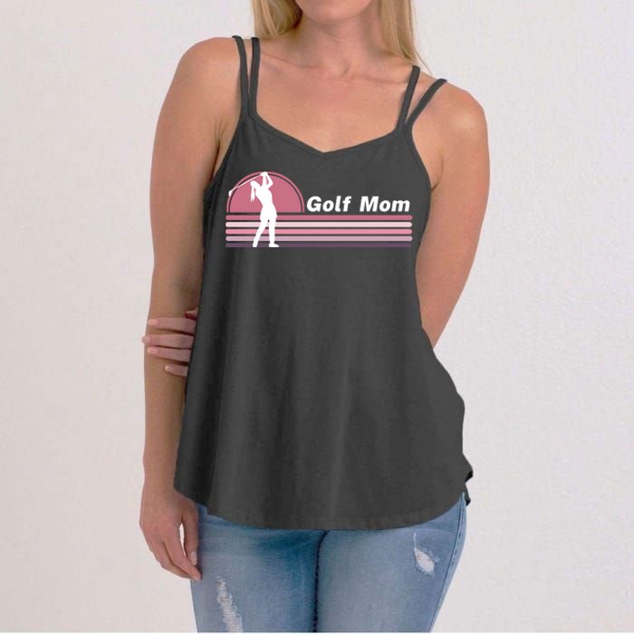 Proud Golf Mom Golf Lover Golf Player Golfing Funny Golf Hole In One Women's Strappy Tank