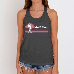 Proud Golf Mom Golf Lover Golf Player Golfing Funny Golf Hole In One Women's Knotted Racerback Tank