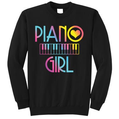 Piano Girl Musical Pianist Keyboard Cute Sweatshirt