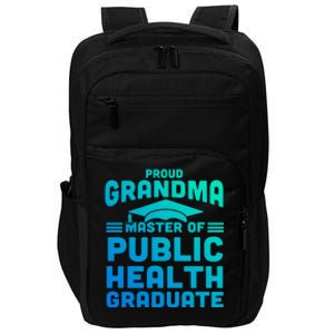 Proud Grandma Master Of Public Health Senior Mph Grad Gift Impact Tech Backpack