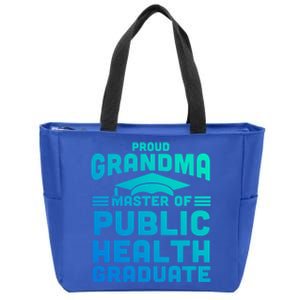 Proud Grandma Master Of Public Health Senior Mph Grad Gift Zip Tote Bag