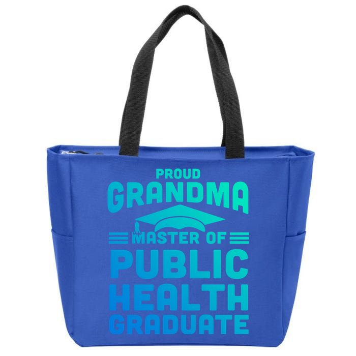 Proud Grandma Master Of Public Health Senior Mph Grad Gift Zip Tote Bag