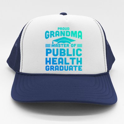 Proud Grandma Master Of Public Health Senior Mph Grad Gift Trucker Hat