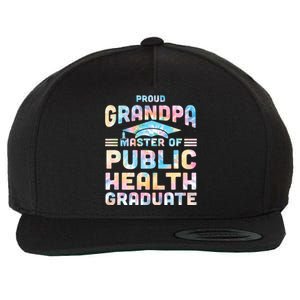 Proud Grandpa Master Of Public Health Senior Mph Grad Funny Gift Wool Snapback Cap