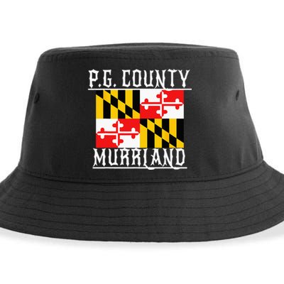 Prince Georges Maryland Murrland DMV Gogo County Rep Sustainable Bucket Hat