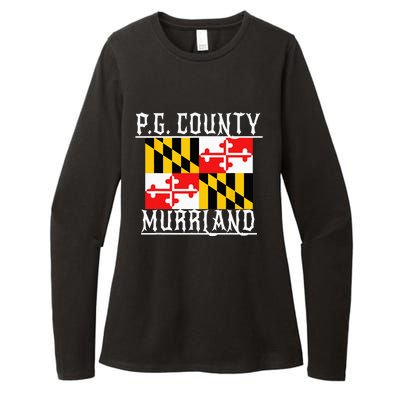 Prince Georges Maryland Murrland DMV Gogo County Rep Womens CVC Long Sleeve Shirt