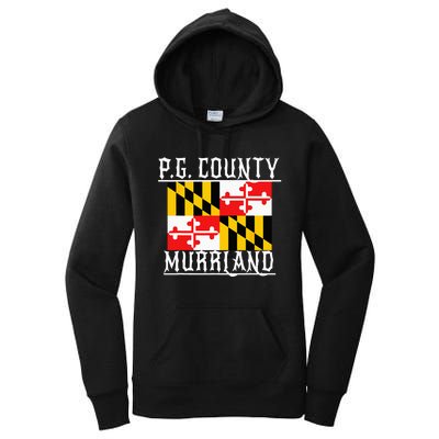 Prince Georges Maryland Murrland DMV Gogo County Rep Women's Pullover Hoodie