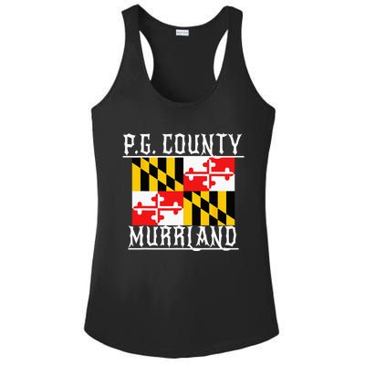 Prince Georges Maryland Murrland DMV Gogo County Rep Ladies PosiCharge Competitor Racerback Tank