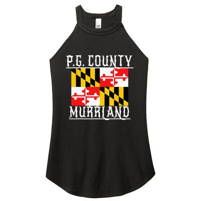 Prince Georges Maryland Murrland DMV Gogo County Rep Women’s Perfect Tri Rocker Tank