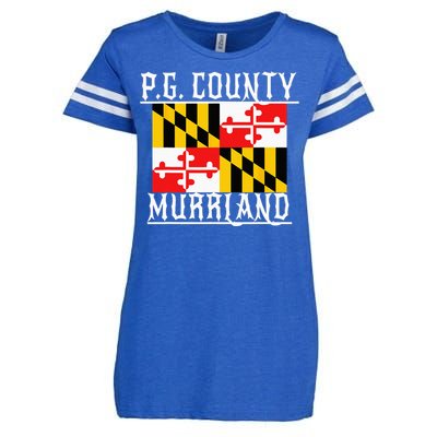 Prince Georges Maryland Murrland DMV Gogo County Rep Enza Ladies Jersey Football T-Shirt