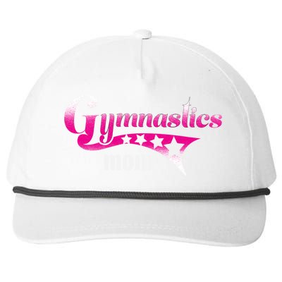 Proud Gymnastics Mom Loves Gymnast Perfect Competition Gift Snapback Five-Panel Rope Hat