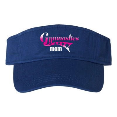 Proud Gymnastics Mom Loves Gymnast Perfect Competition Gift Valucap Bio-Washed Visor