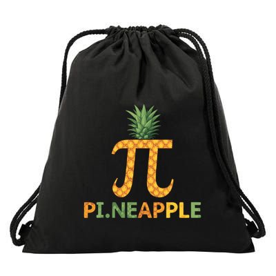 Pinapple Geeky Math Nerdy Teacher Funny Pi Day Gift Drawstring Bag