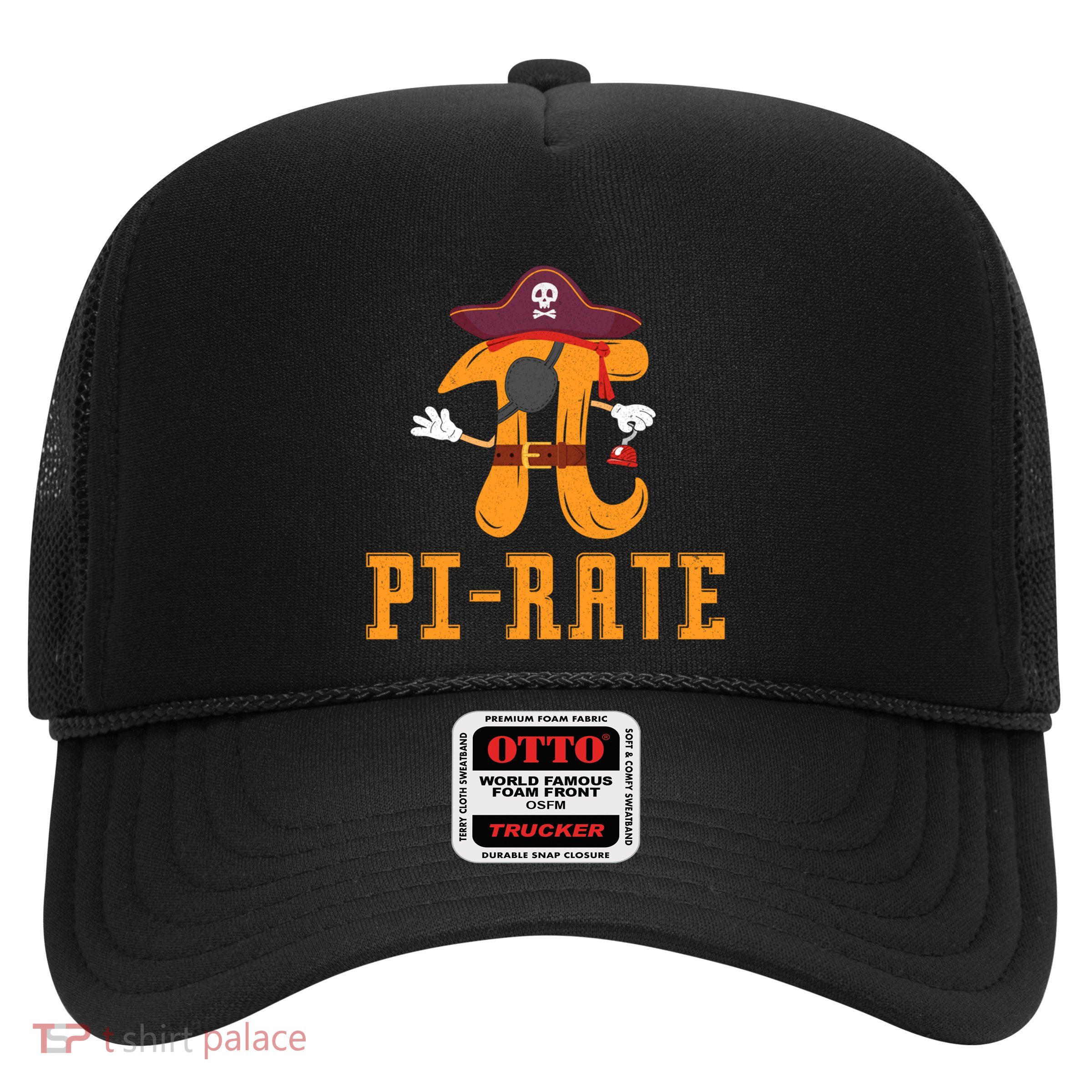 Pirate Geeky Math Nerdy Teacher Funny Pi Day Gift Trucker Hat