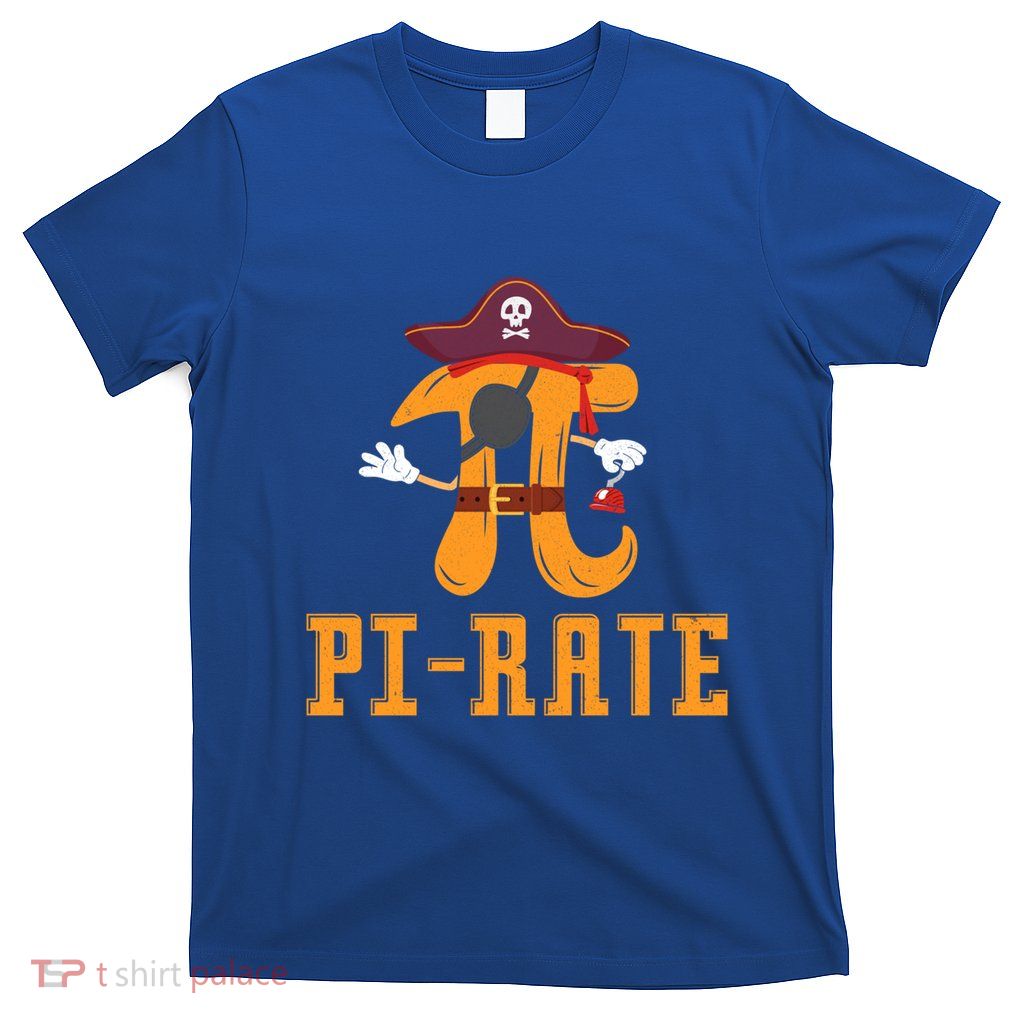 Pirate Geeky Math Nerdy Teacher Funny Pi Day Gift T-Shirt