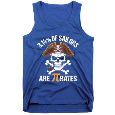 Pirates Geeky Math Nerdy Teacher Funny Pi Day Cute Gift Tank Top