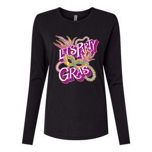 Party Gras Mardi Gras Carnival Fat Tuesday New Orleans Beads Cool Gift Womens Cotton Relaxed Long Sleeve T-Shirt