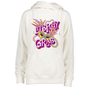 Party Gras Mardi Gras Carnival Fat Tuesday New Orleans Beads Cool Gift Womens Funnel Neck Pullover Hood