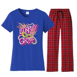 Party Gras Mardi Gras Carnival Fat Tuesday New Orleans Beads Cool Gift Women's Flannel Pajama Set