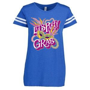 Party Gras Mardi Gras Carnival Fat Tuesday New Orleans Beads Cool Gift Enza Ladies Jersey Football T-Shirt