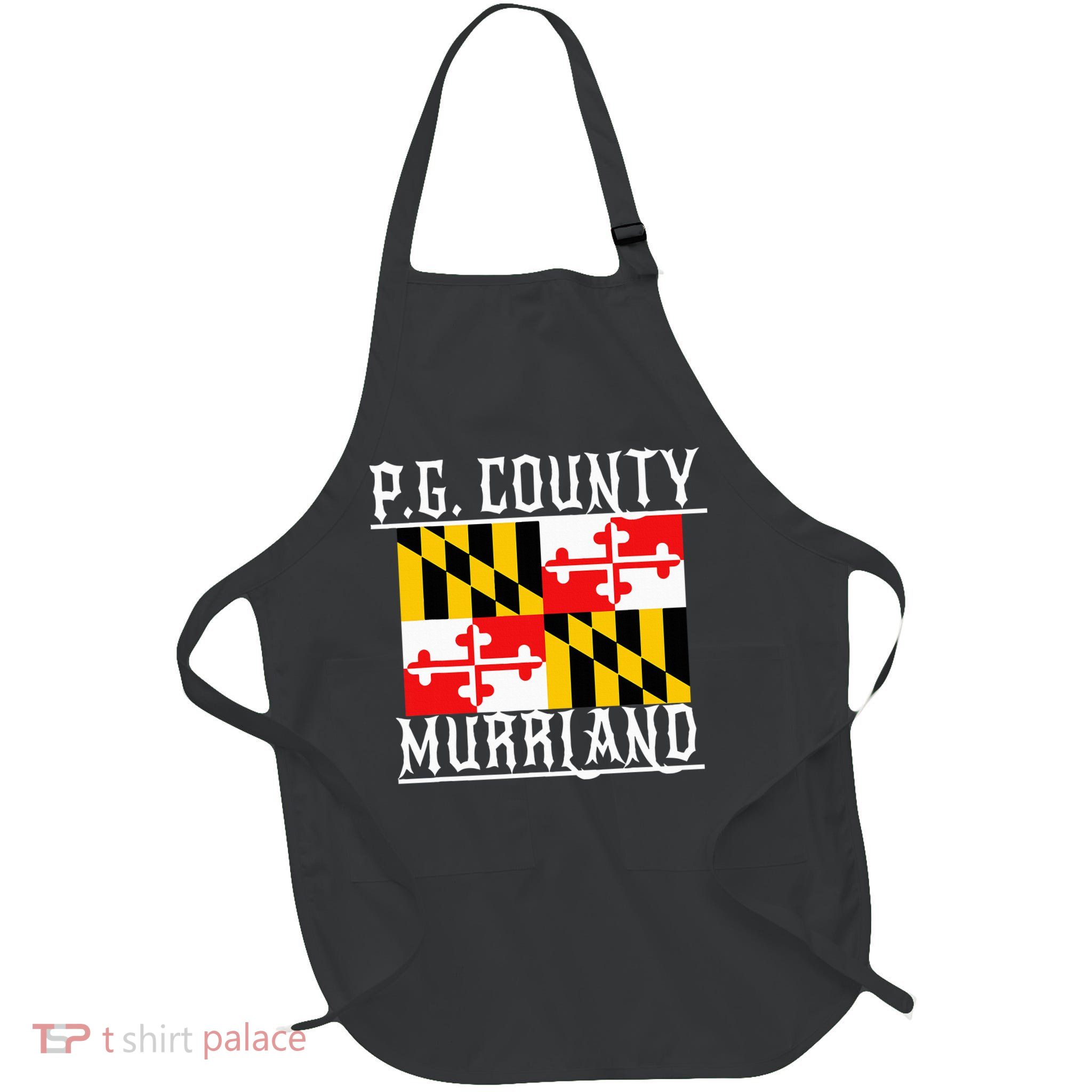 Prince GeorgeS Maryland Murrland Dmv Gogo County Rep Full-Length Apron With Pockets