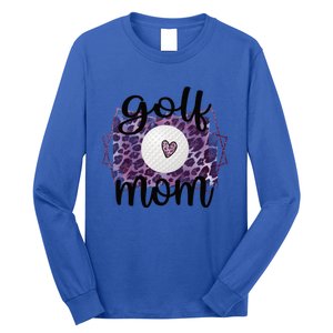 Proud Golf Mom Of A Golf Player Mother Golfer Mama Gift Long Sleeve Shirt