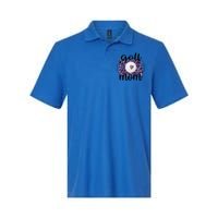 Proud Golf Mom Of A Golf Player Mother Golfer Mama Gift Softstyle Adult Sport Polo