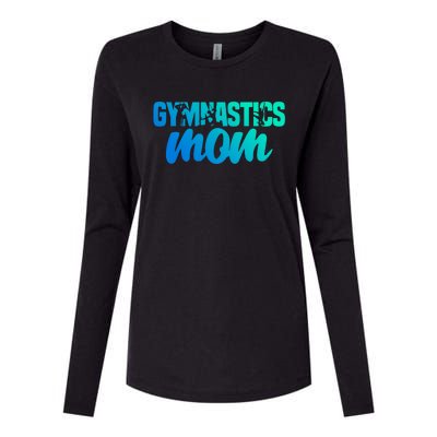 Proud Gymnastics Mom Cute Gymnast Parent Mama Gym Gift Womens Cotton Relaxed Long Sleeve T-Shirt