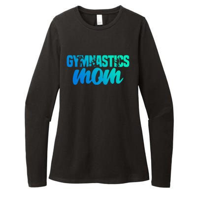 Proud Gymnastics Mom Cute Gymnast Parent Mama Gym Gift Womens CVC Long Sleeve Shirt