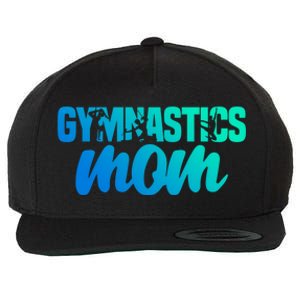 Proud Gymnastics Mom Cute Gymnast Parent Mama Gym Gift Wool Snapback Cap