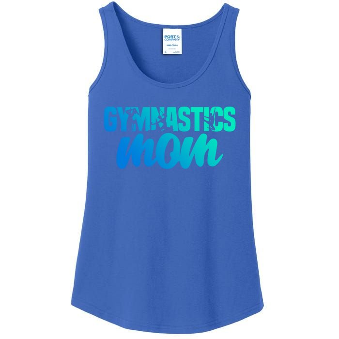 Proud Gymnastics Mom Cute Gymnast Parent Mama Gym Gift Ladies Essential Tank