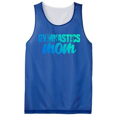 Proud Gymnastics Mom Cute Gymnast Parent Mama Gym Gift Mesh Reversible Basketball Jersey Tank