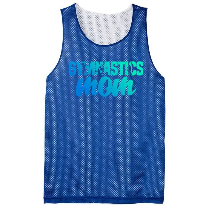 Proud Gymnastics Mom Cute Gymnast Parent Mama Gym Gift Mesh Reversible Basketball Jersey Tank