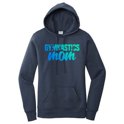 Proud Gymnastics Mom Cute Gymnast Parent Mama Gym Gift Women's Pullover Hoodie