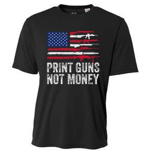 Print Guns Not Money Cooling Performance Crew T-Shirt