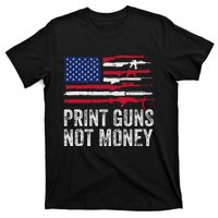 Print Guns Not Money T-Shirt