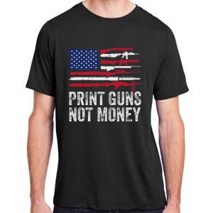 Print Guns Not Money Adult ChromaSoft Performance T-Shirt