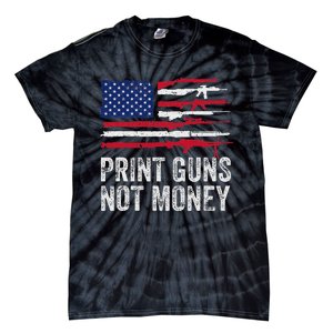 Print Guns Not Money Tie-Dye T-Shirt