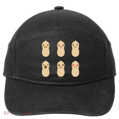 Peanut Gift, Nut Design, Peanut Design 7-Panel Snapback Hat