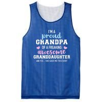 Proud Grandpa Of An Awesome Granddaughter Gift Mesh Reversible Basketball Jersey Tank