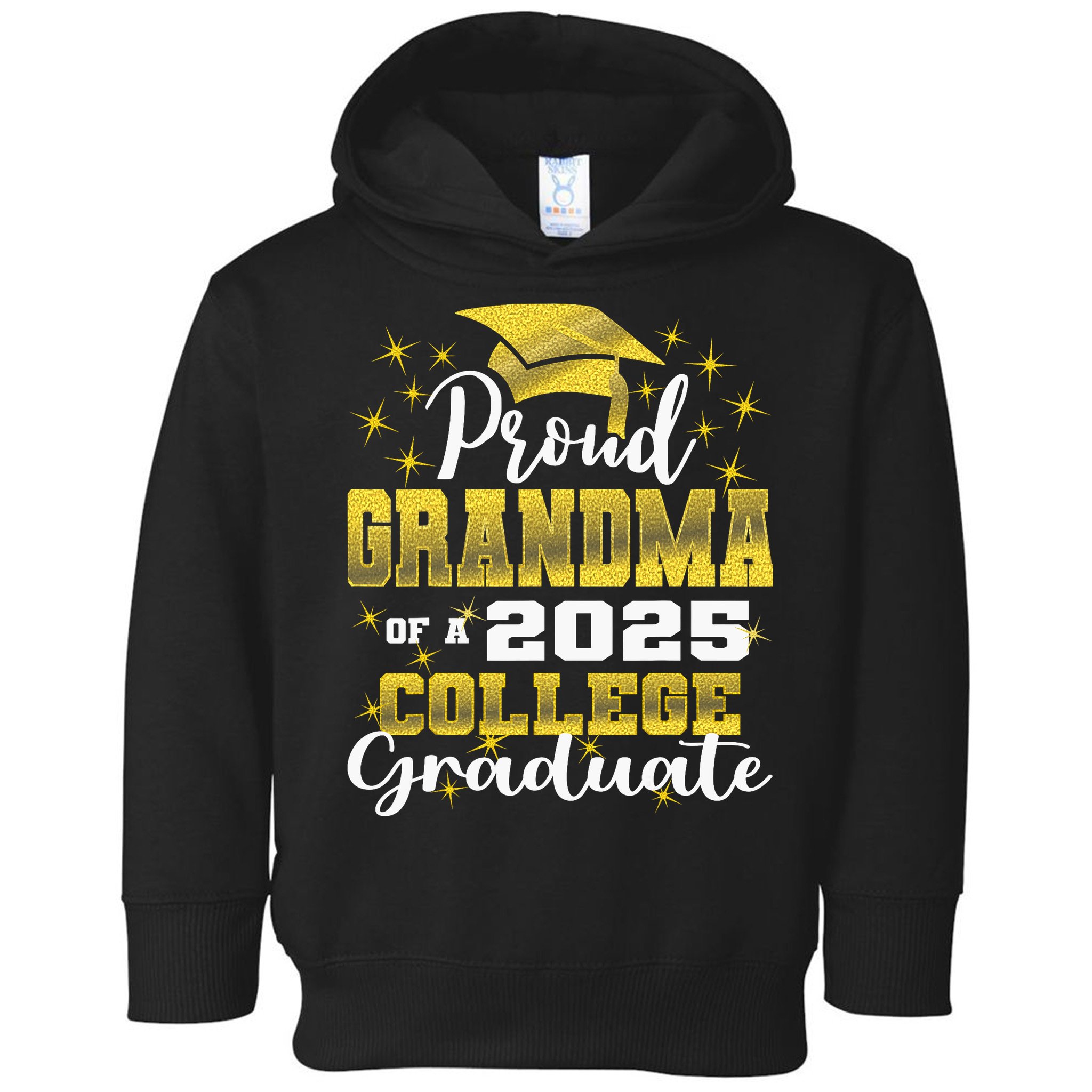 Proud Grandma Of 2025 College Graduate Family 24 Graduation Toddler Hoodie