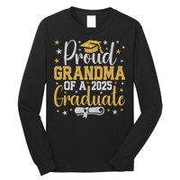 Proud Grandma Of A Class Of 2025 Graduate Graduation Nana Long Sleeve Shirt