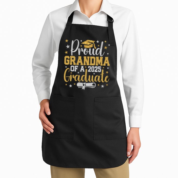 Proud Grandma Of A Class Of 2025 Graduate Graduation Nana Apron