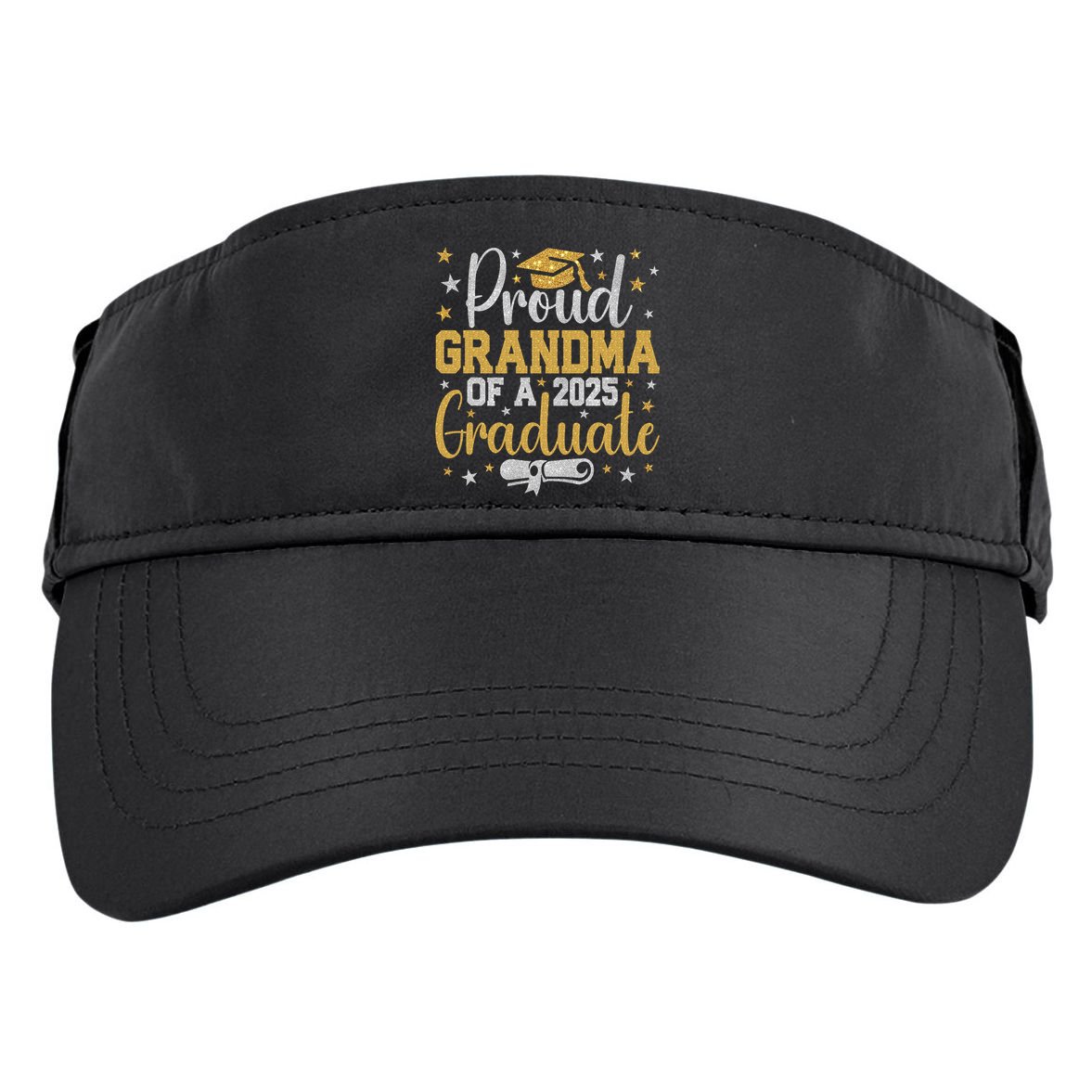 Proud Grandma Of A Class Of 2025 Graduate Graduation Nana Adult Drive Performance Visor
